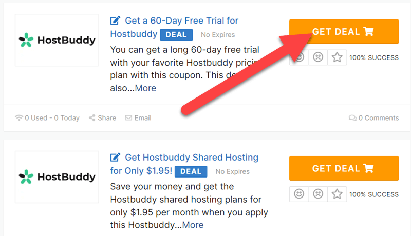 Hostbuddy Coupons