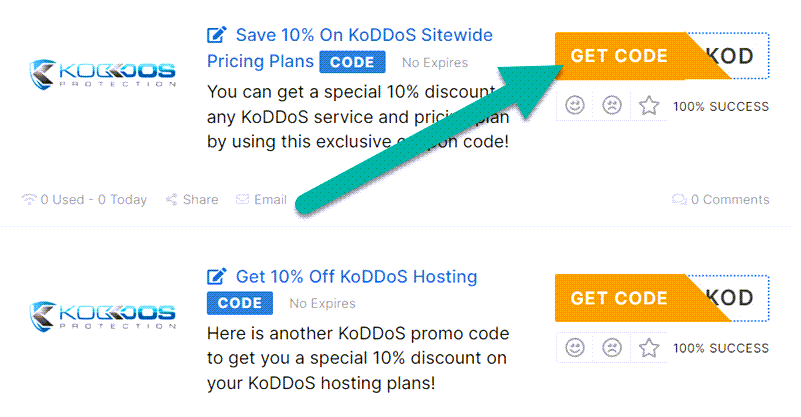KoDDoS Coupons