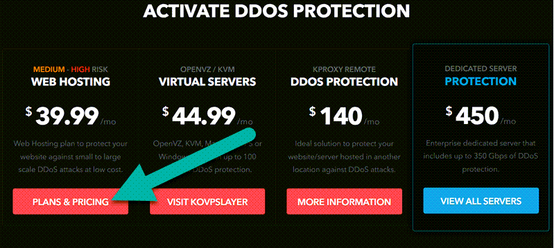 KoDDoS Pricing