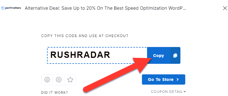 Perfmatters Code
