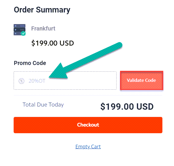 Trading FX VPS Coupon Applied