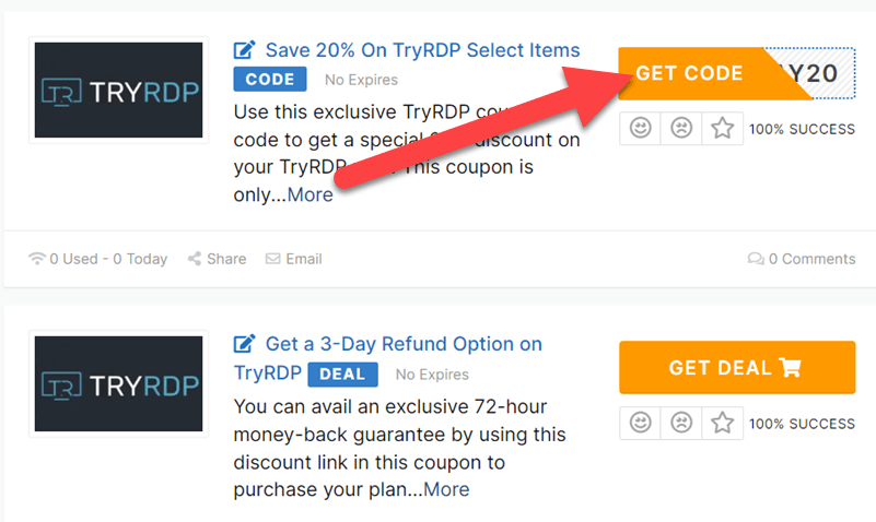 TryRDP Coupon