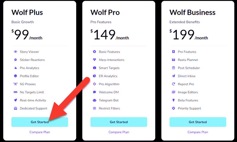 WolfGrowth Pricing