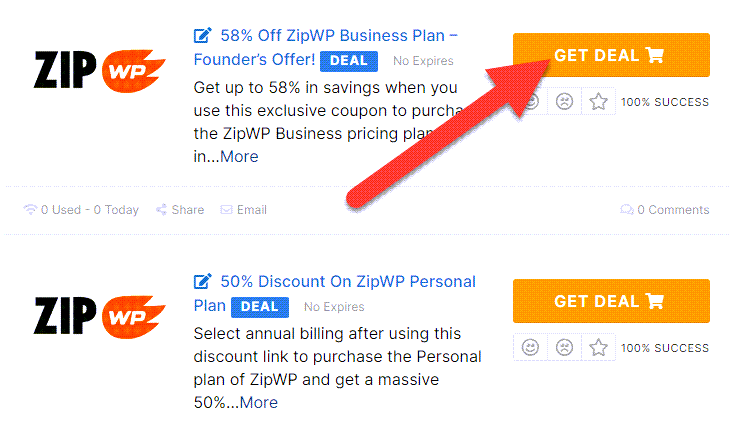 ZipWP Coupons