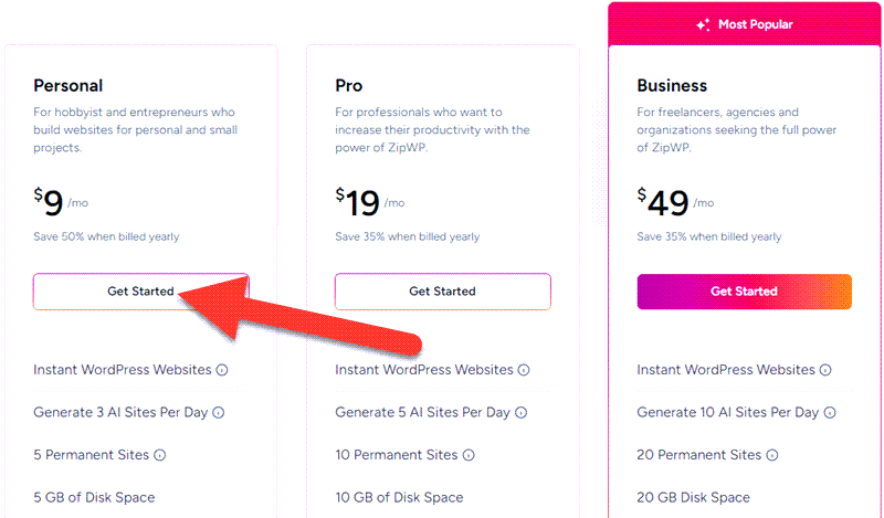 ZipWP Pricing
