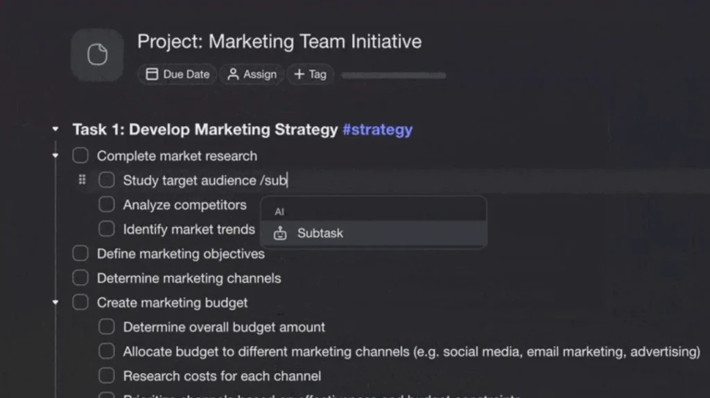 AI task manager