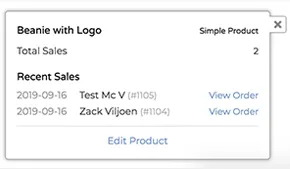 Add Product Statistics