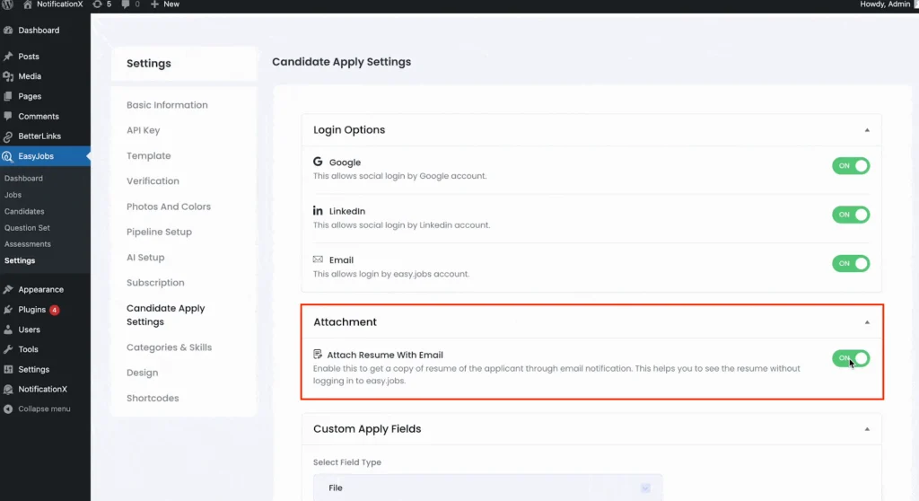 Convenient Resume Access