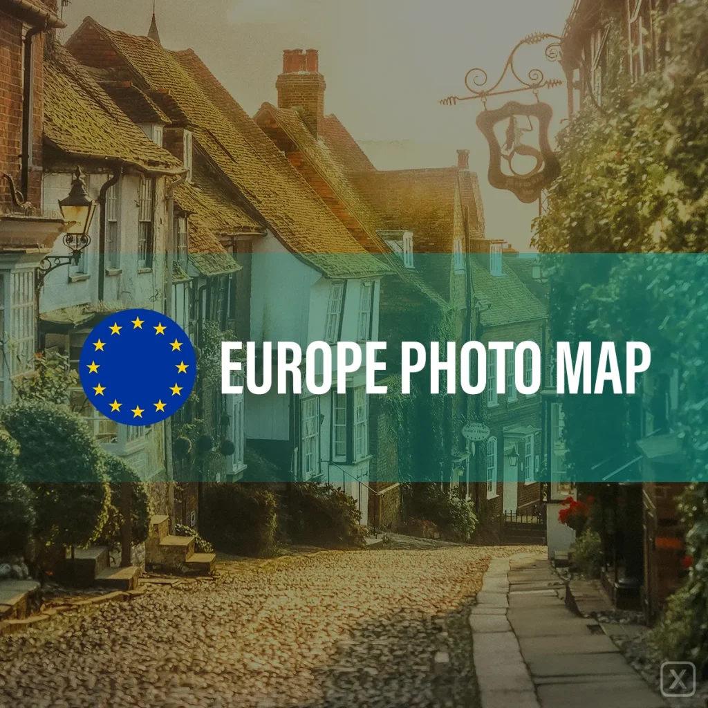 Europe Photo Map