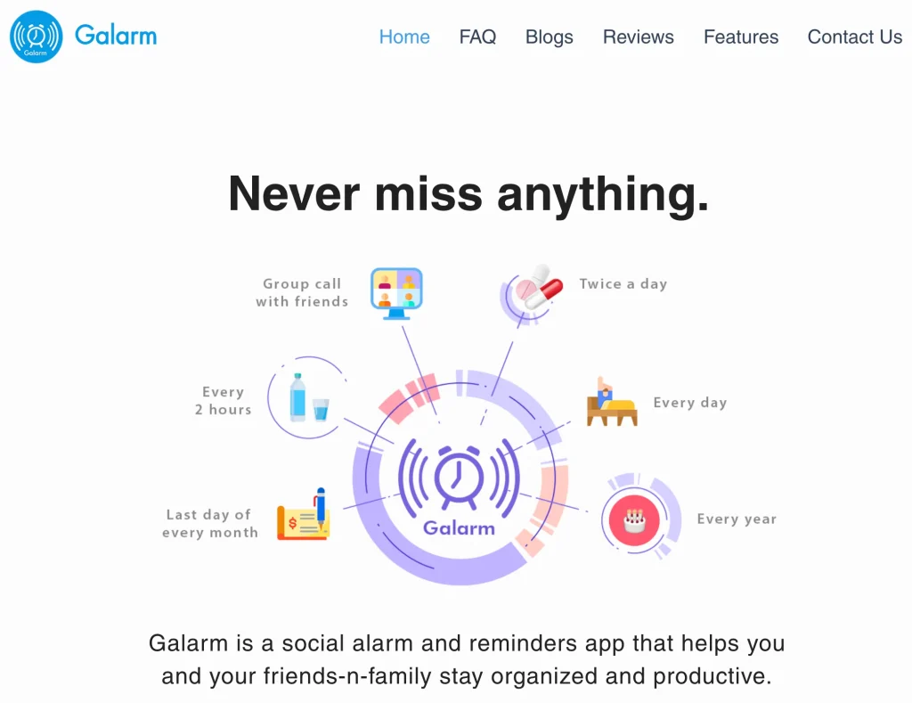 Galarm App