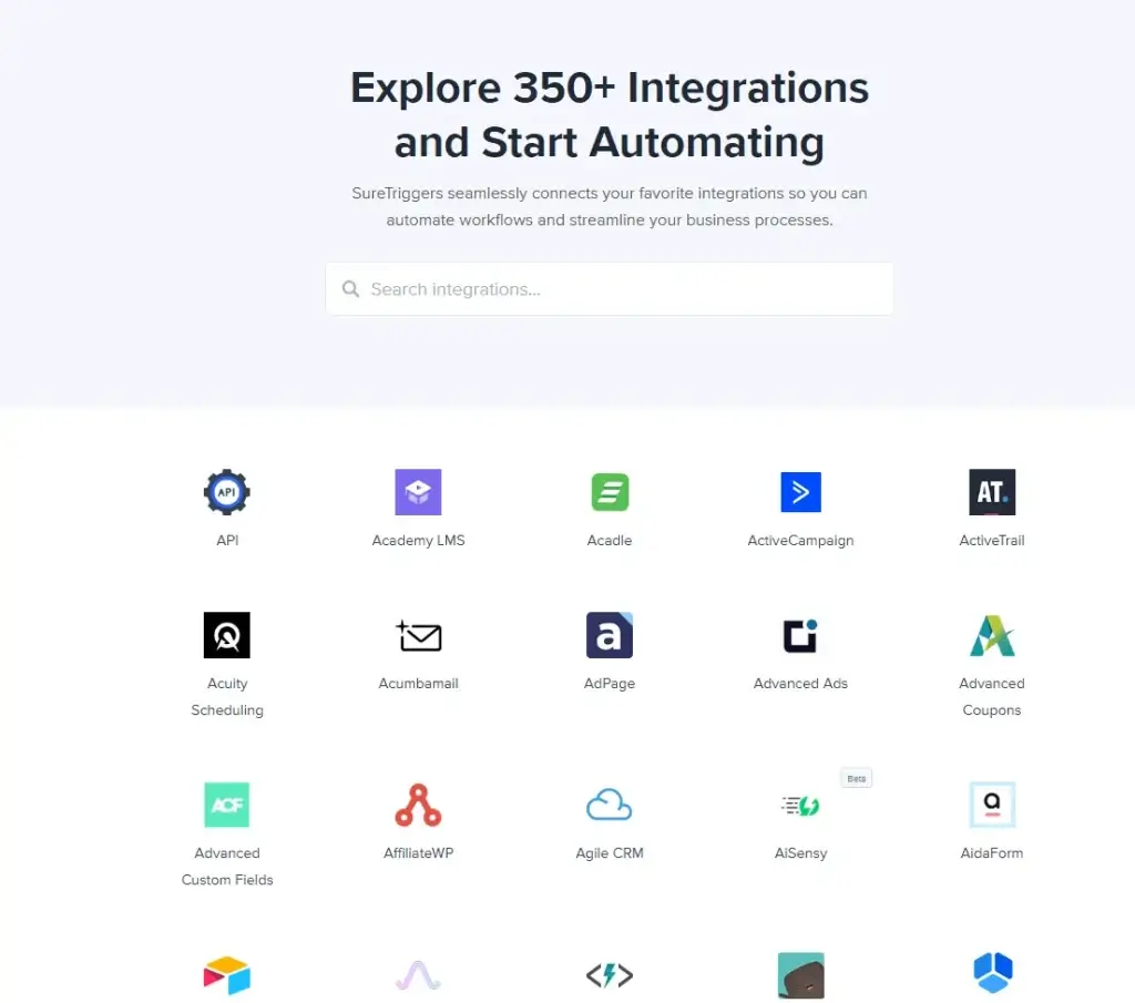 Integrating Sure Triggers