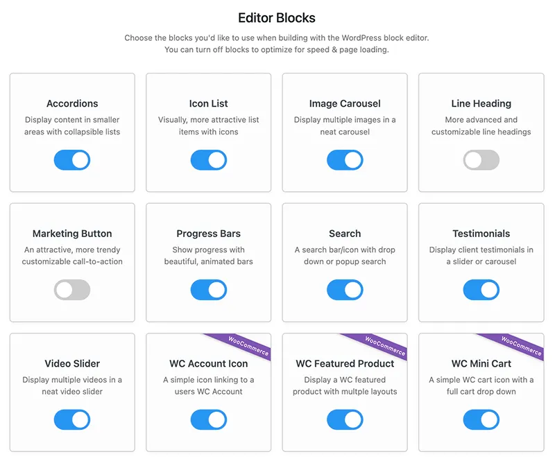 Selective Block Management