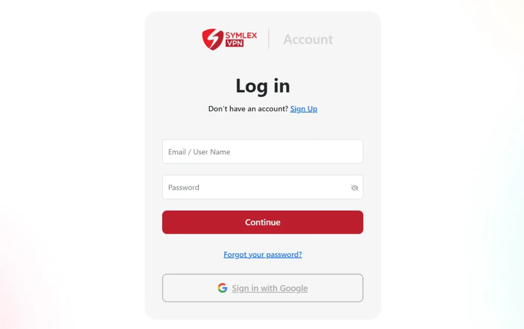 Step 2 - Create an account