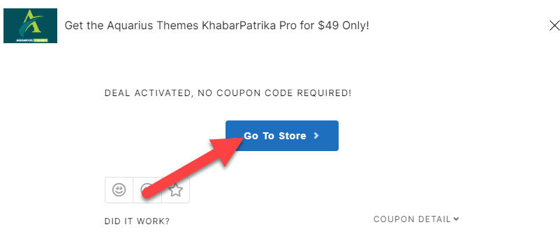 Aquarius Themes Discount Activated