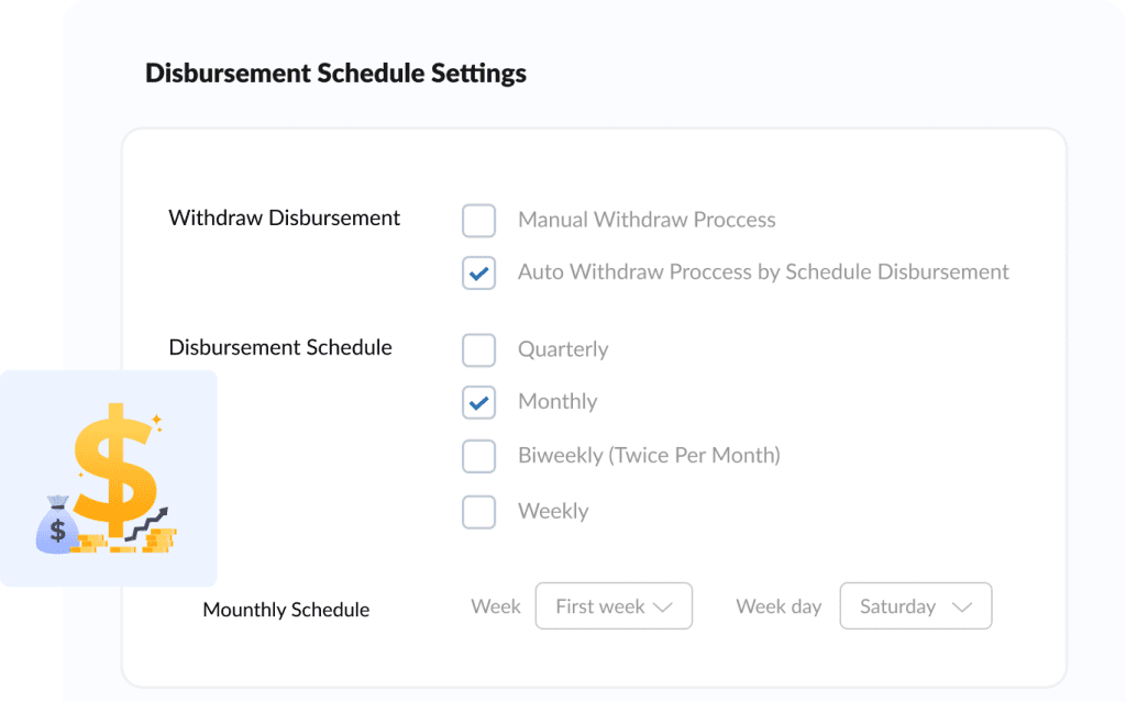 automatic withdrawal disbursement