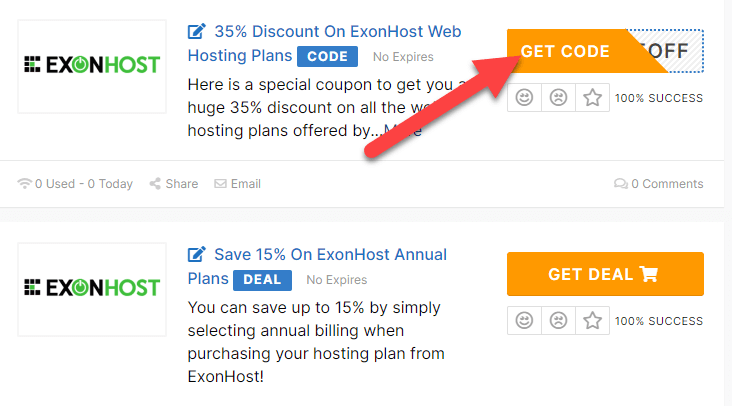 ExonHost Coupon Code