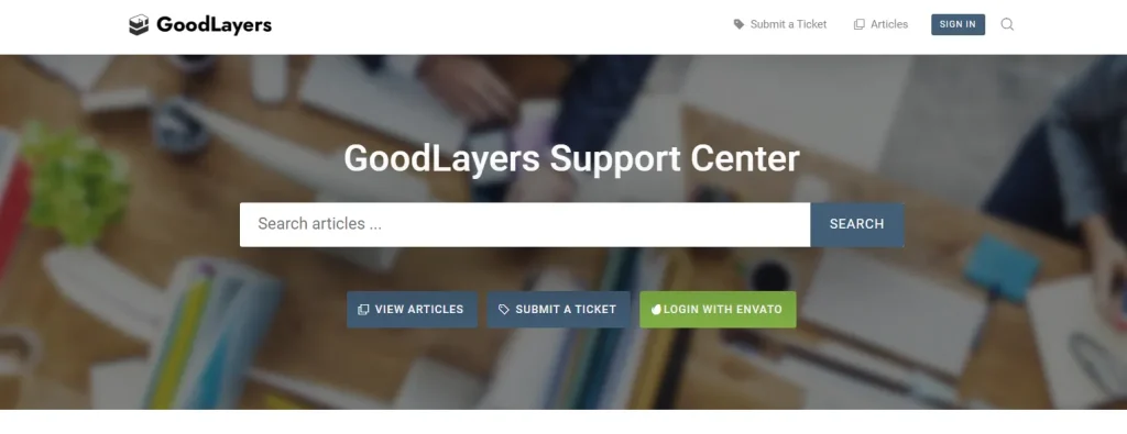 goodlayers support center
