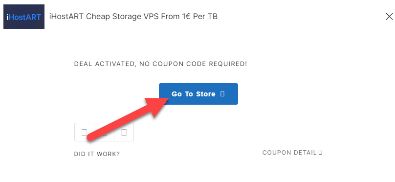 iHostART Deal Activated