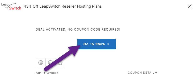 LeapSwitch Hosting Deal Activated