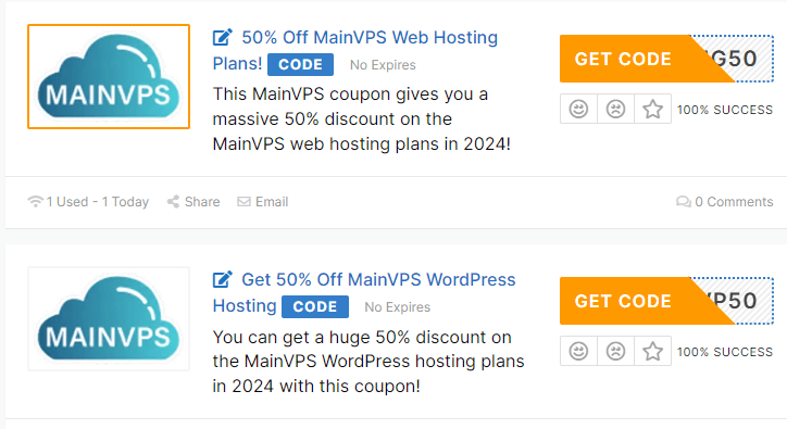 MainVPS Coupon Codes