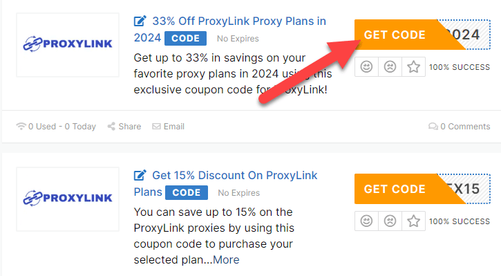ProxyLink Coupon Codes