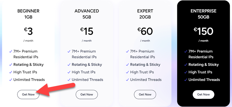 ProxyLink Pricing