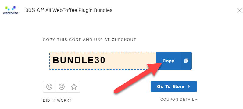 WebToffee Code Redeemed