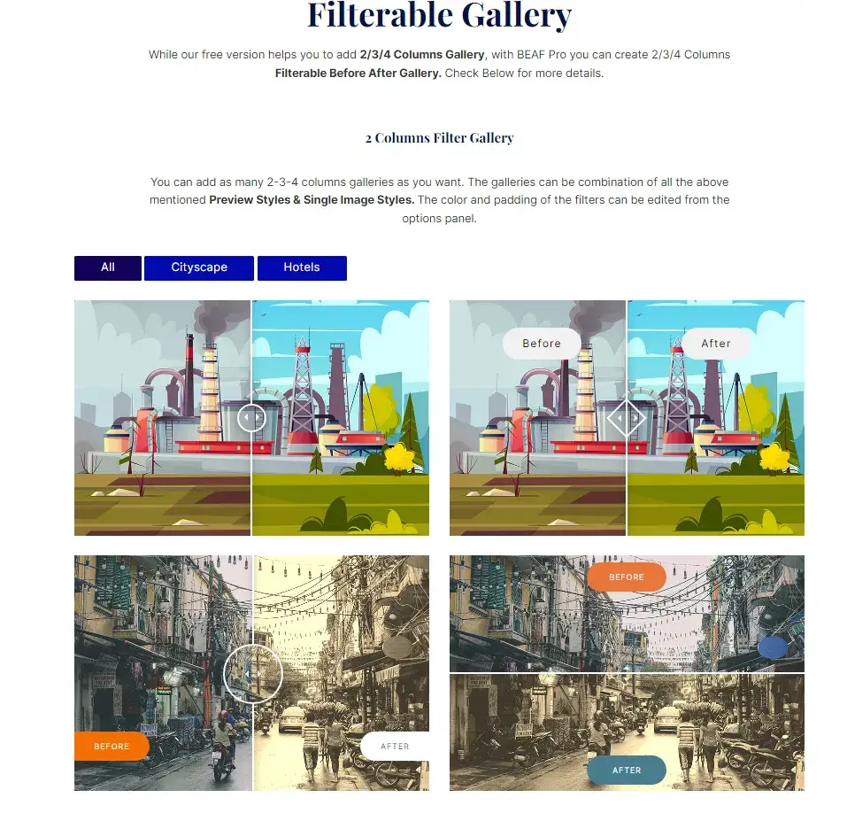 Filterable Gallery BEAF