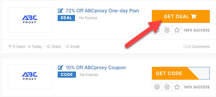 ABCproxy Coupon Codes