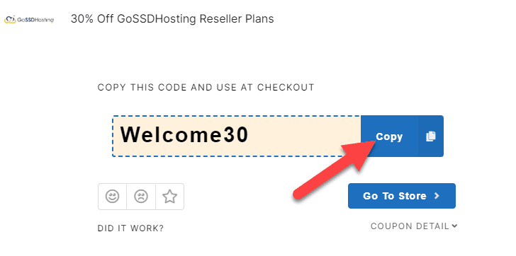 GoSSDHosting Code