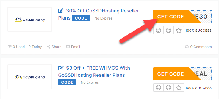GoSSDHosting Coupon Codes
