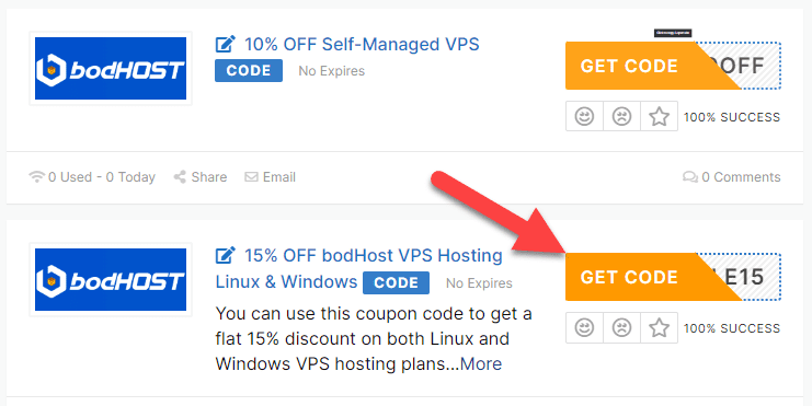 bodHost Coupon Codes