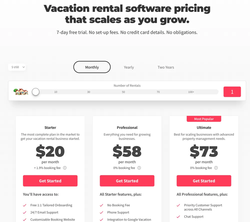 Lodgify Pricing