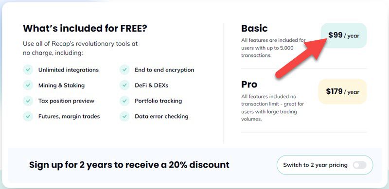 Recap IO Pricing