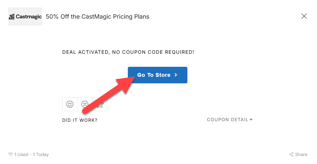 Castmagic Deal
