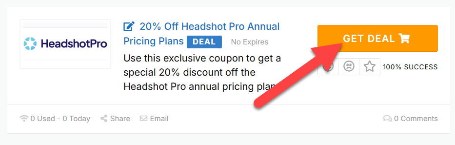 Headshot Pro Coupons