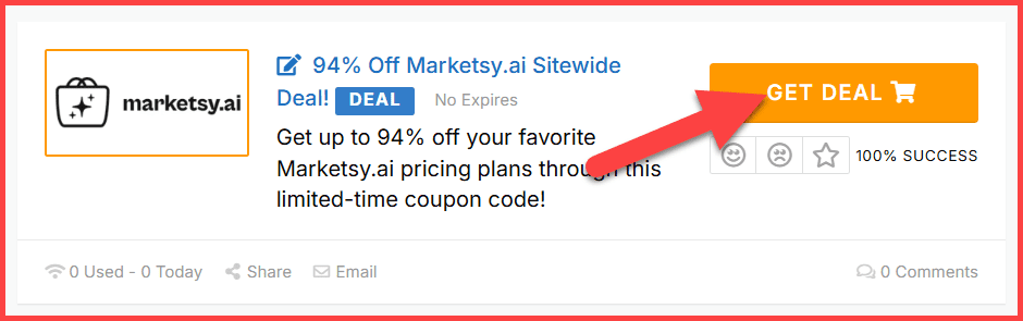 Marketsy.ai Coupons