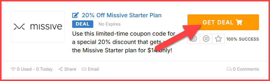 Missive Coupons