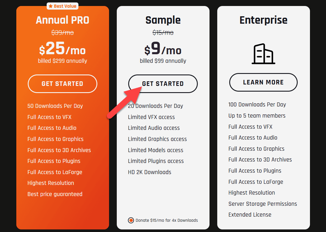 ProductionCrate Pricing