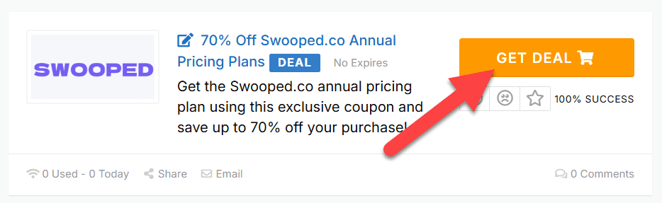 Swooped Coupons