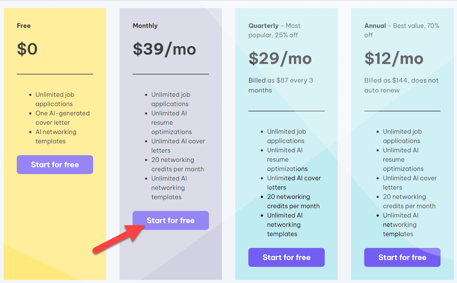 Swooped Pricing