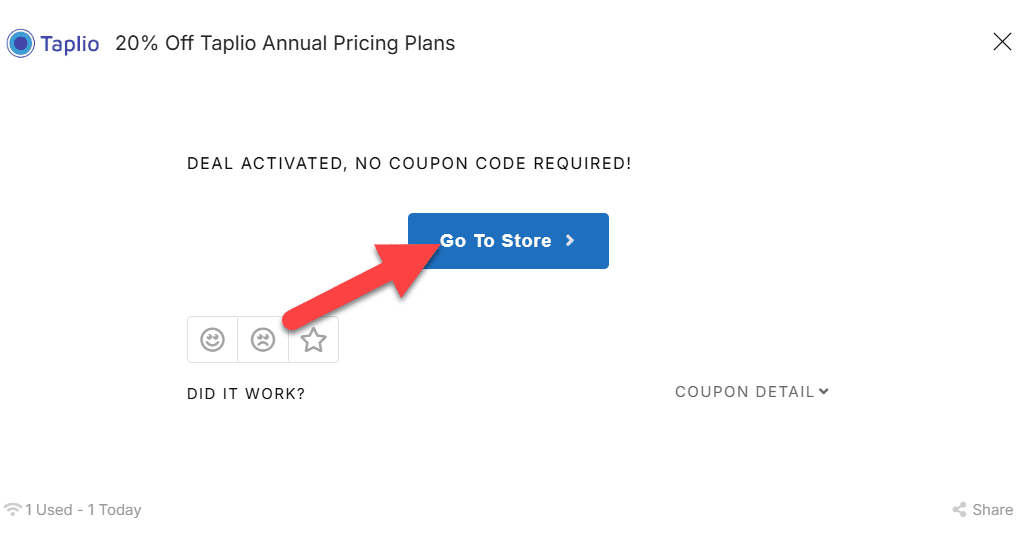 Taplio Deal
