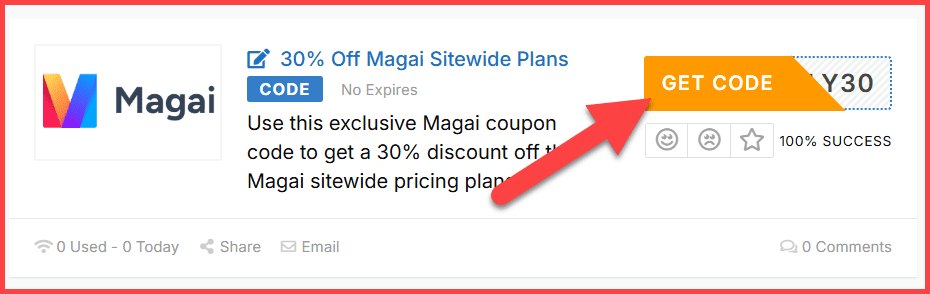 Magai Coupons