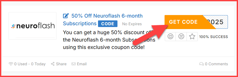 Neuroflash Coupons