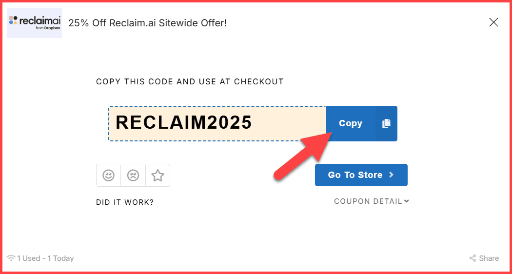 Reclaim.ai Code