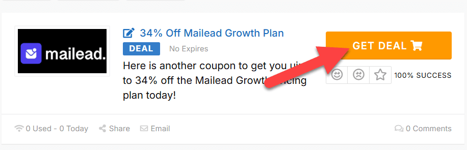 Mailead Coupons