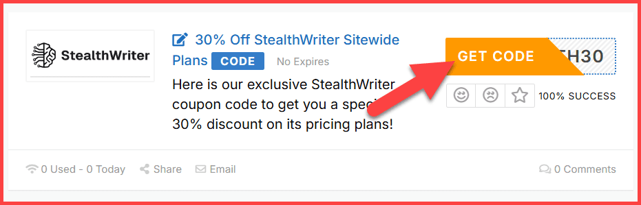 StealthWriter Coupons