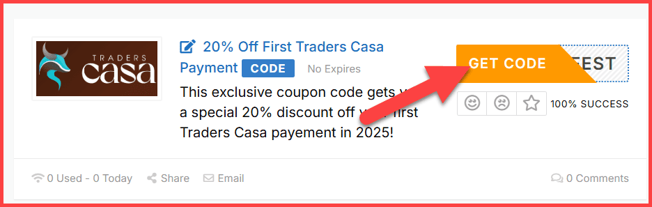 Traders Casa Coupons