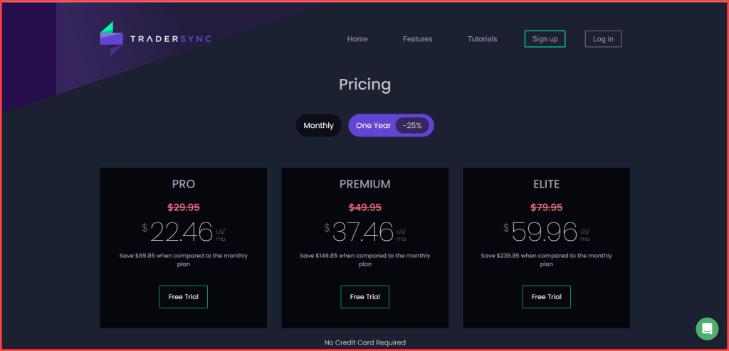 TradeSync Pricing
