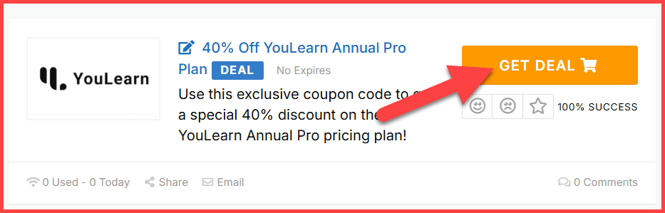 YouLearn AI Coupons
